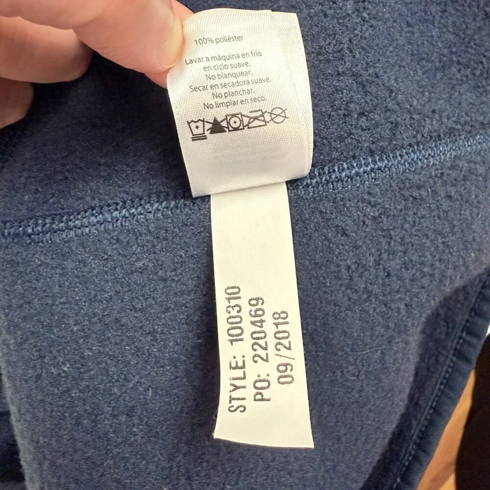 Men's Vineyard Vines Fleece Vest | L | Full-Zip | Zipper Pockets